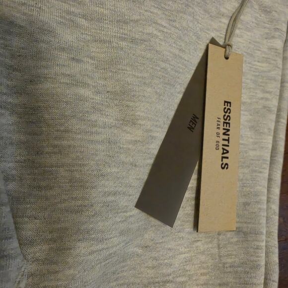 Fear of God Essentials Hoodie Light Oatmeal Men's Size XL NEW Hooded Pullover - Picture 3 of 8
